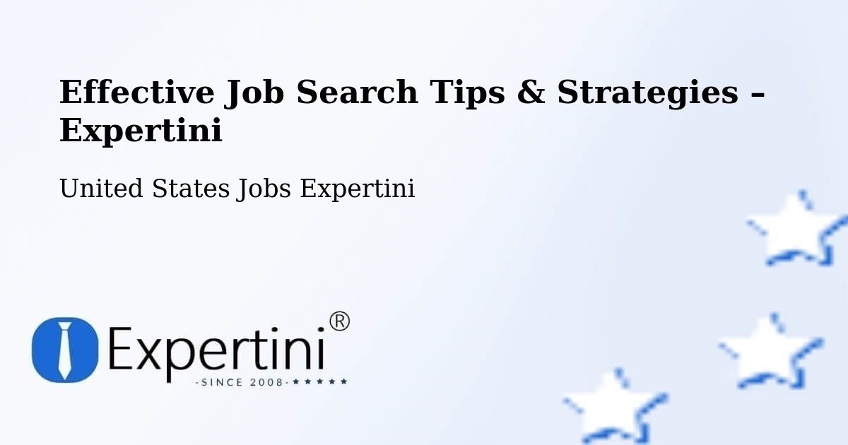Job Search Tips & Strategies for Job Seekers – Tulia - Tulia, United States Jobs Expertini